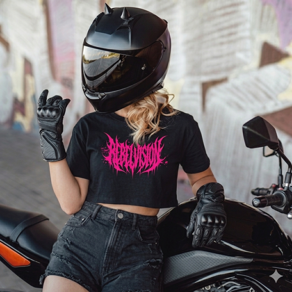 REBELVISION™ Damen-Crop-Top
