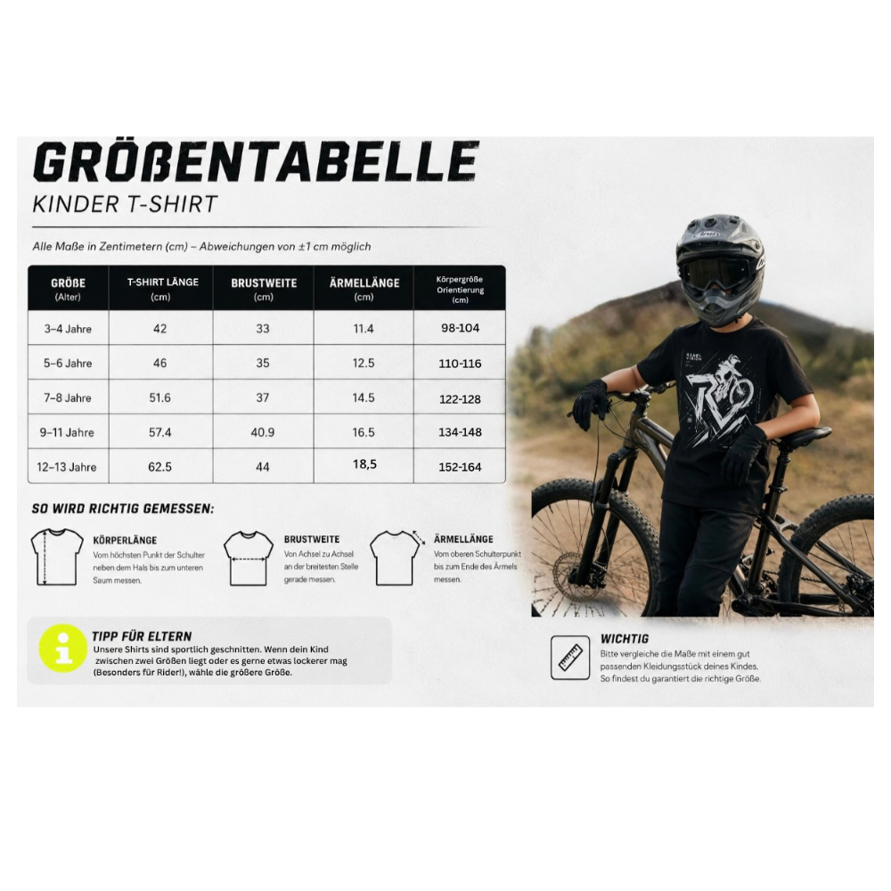REBELVISION™ MTB RIDE SHIRT KINDER